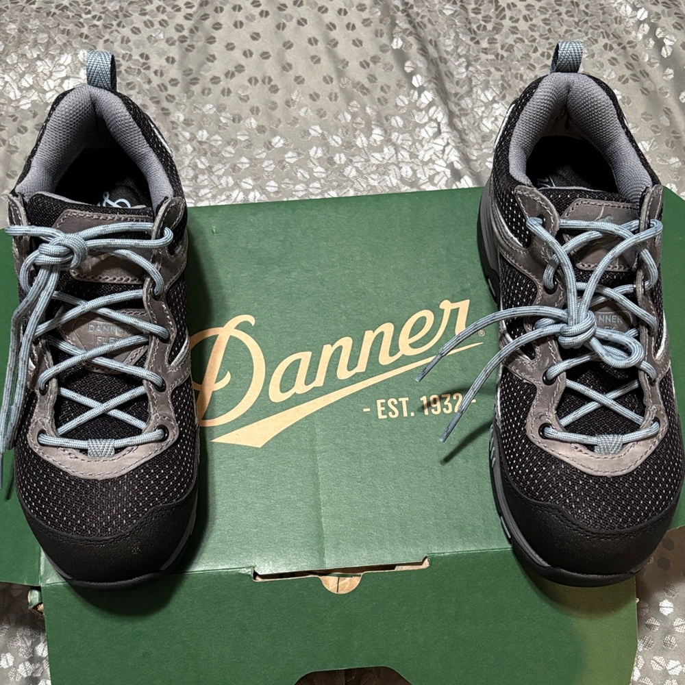 Danner Black and Gray Outdoor Footwear. New